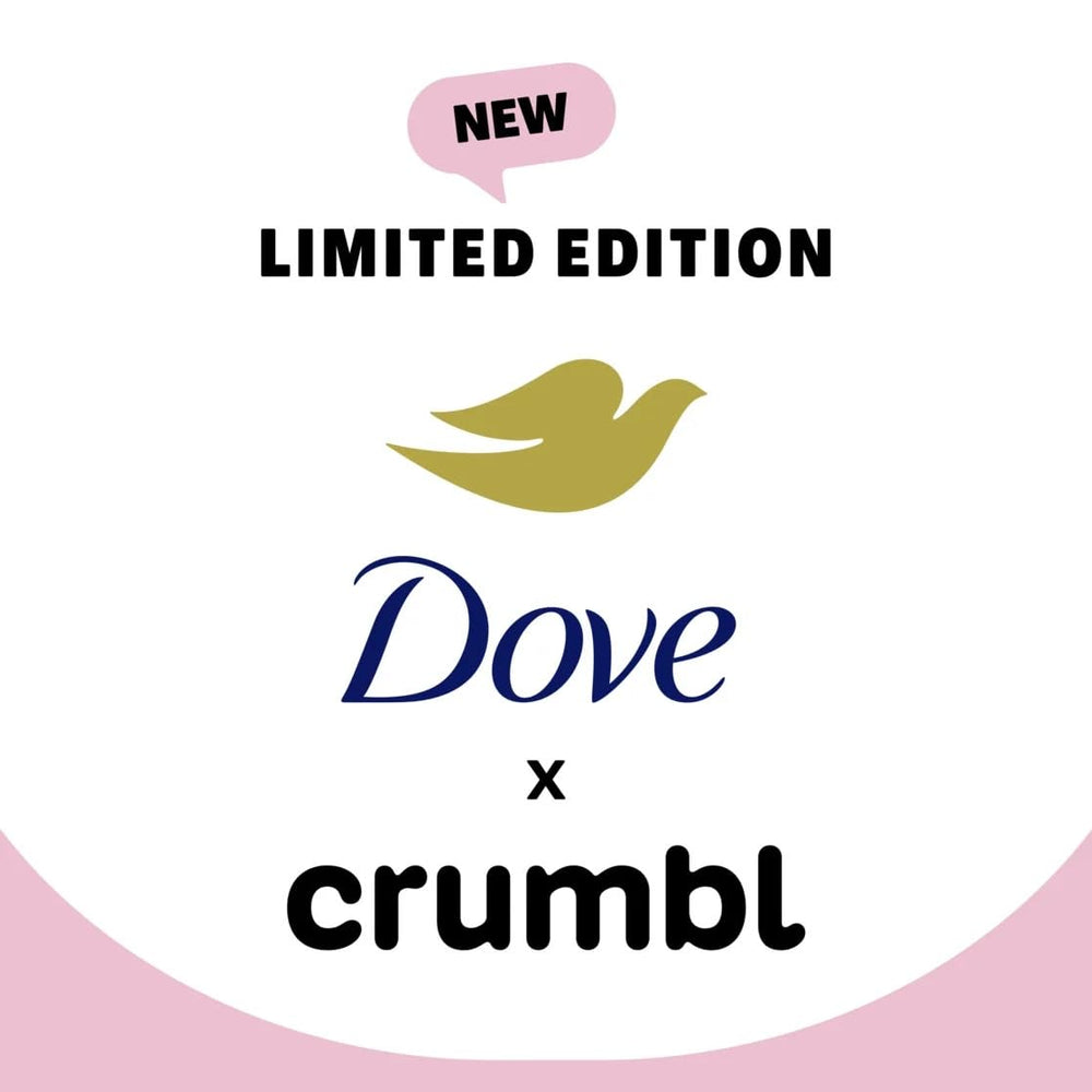 Dove Presentacion Edicion Limitada Crumbl, diseño atractivo para el baño.