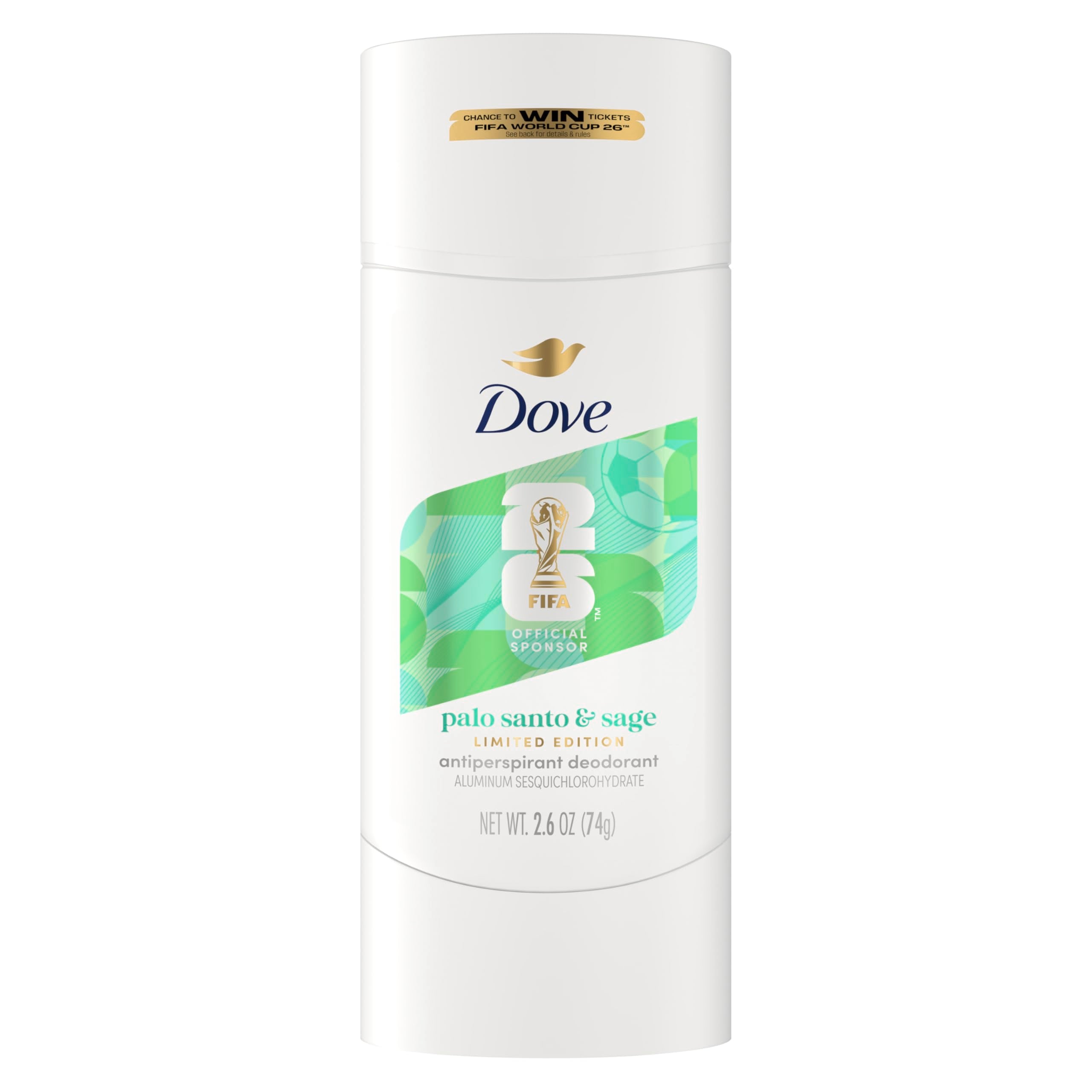 Dove barra Palo Santo y Salvia: aroma reconfortante para aplicar.