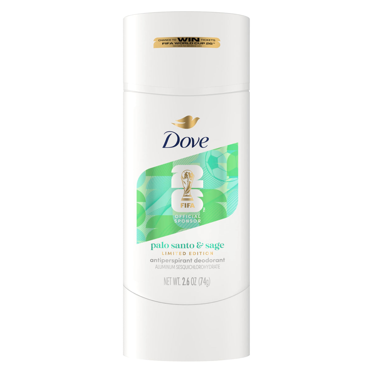 Dove barra Palo Santo y Salvia: aroma reconfortante para aplicar.