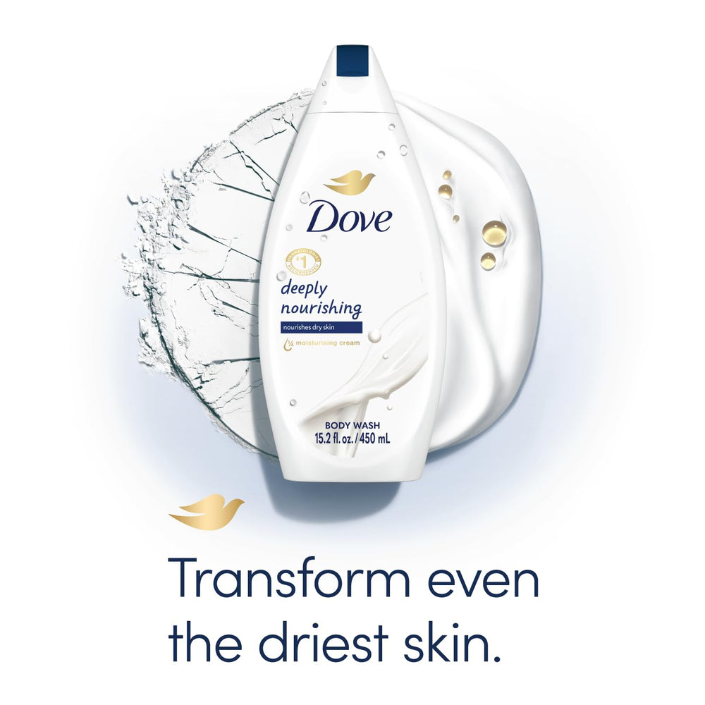 Dove textura cremosa ofrece una ducha lujosa y suave.
