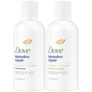 Conjunto Dove de viaje para cabello suave y nutrido en cada lavado.