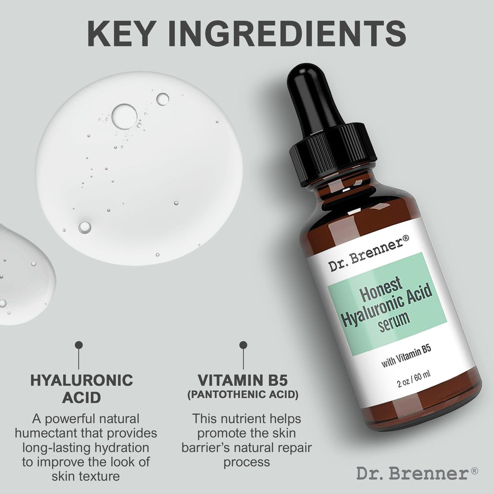 Dr. Brenner serum textura ligera y de rápida absorción para piel sin brillo.