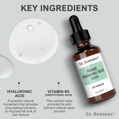 Dr. Brenner serum textura ligera y de rápida absorción para piel sin brillo.