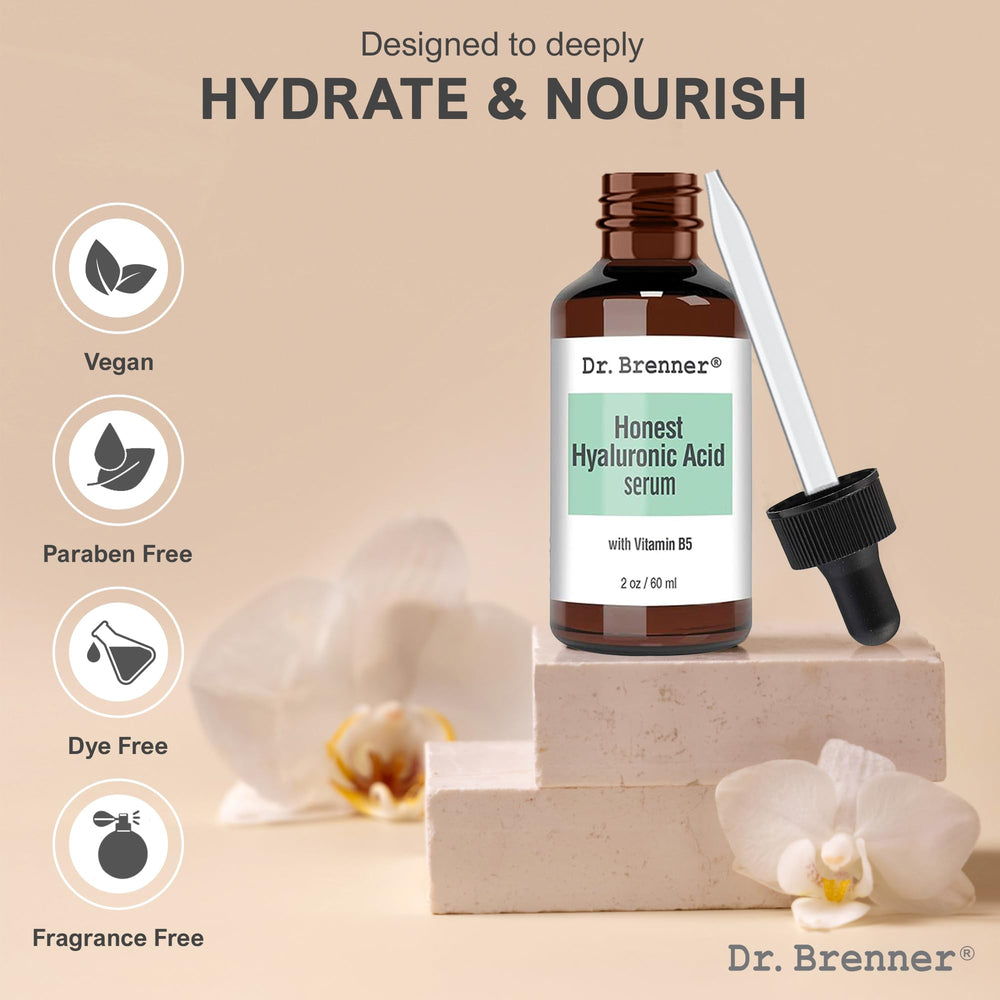 Dr. Brenner serum de ácido hialurónico se absorbe sin sensación grasa.