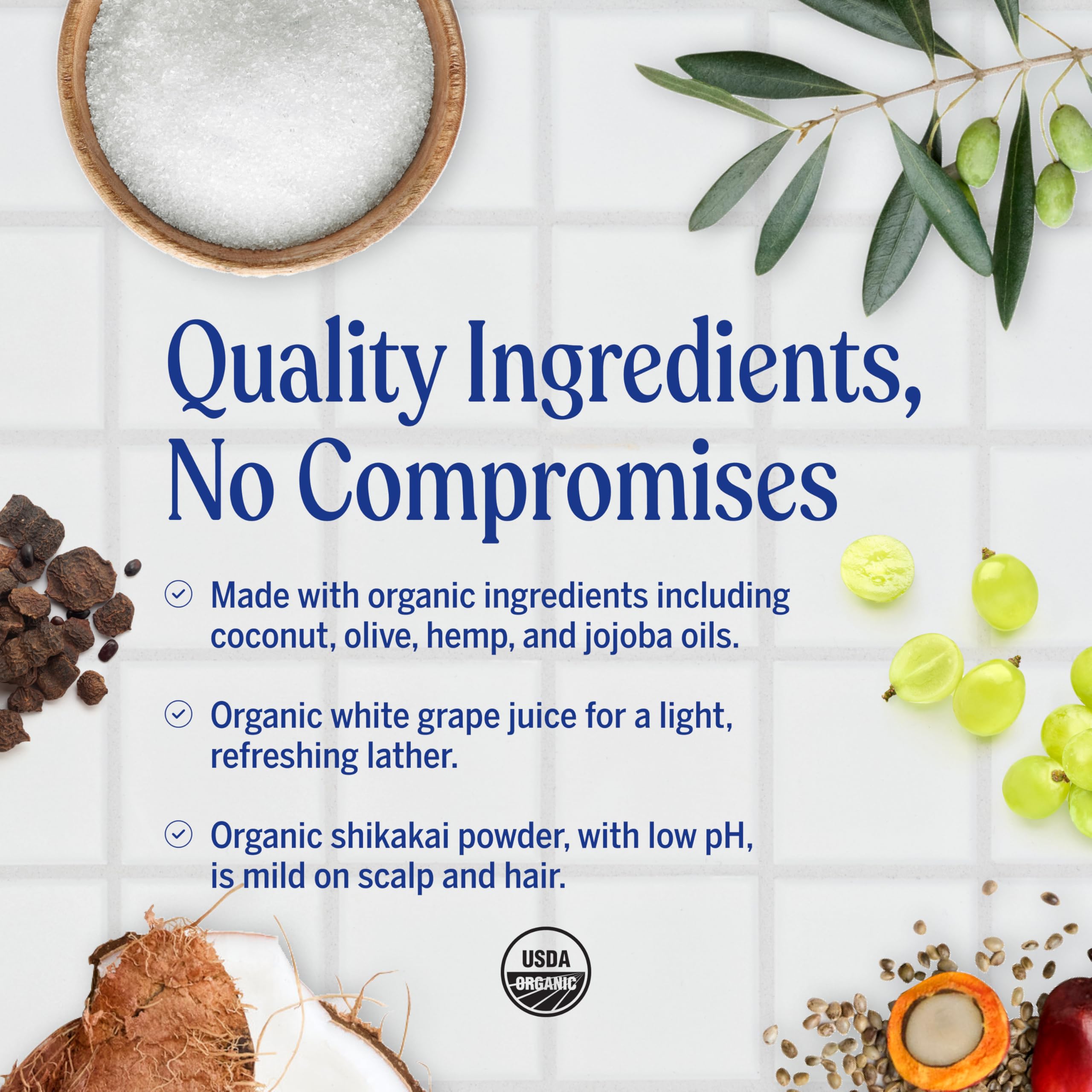 Dr. Bronner's jabón azúcar orgánico hierba limón, uso 4 en 1 para cabello y piel