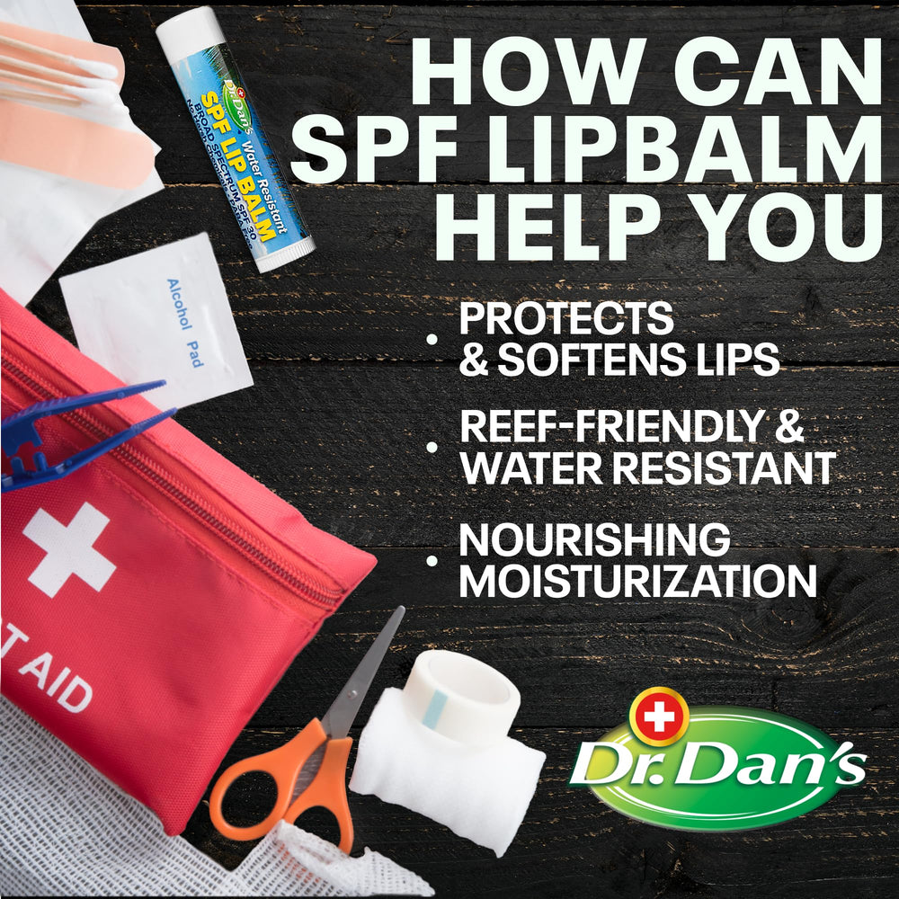 Dr. Dan's SPF30 bálsamo labial: protección solar y base mineral.
