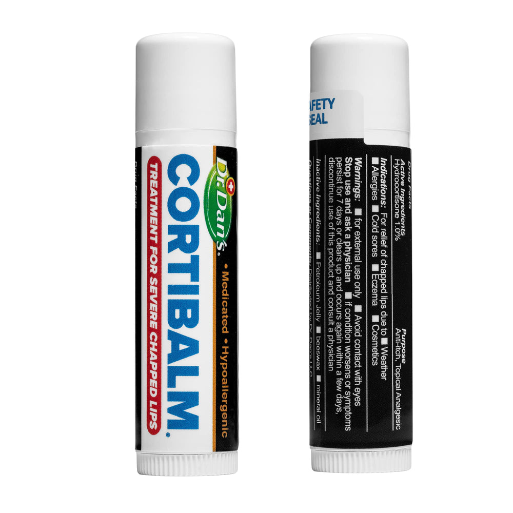 Efecto reparador suave de Cortibalm en labios