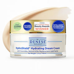 Dr. Denese HydroShield Dream Cream en bote de 3,4 onzas, hidratación profunda todo el día.