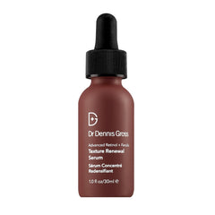 Dr Dennis Gross Advanced Retinol + Ferulic Serum, aplicacion-gotas muestra uso diario.