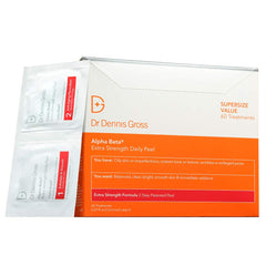 Dr Dennis Gross Alpha Beta Extra Strength Daily Peel: toallitas de algodón preempapadas para exfoliar suavemente