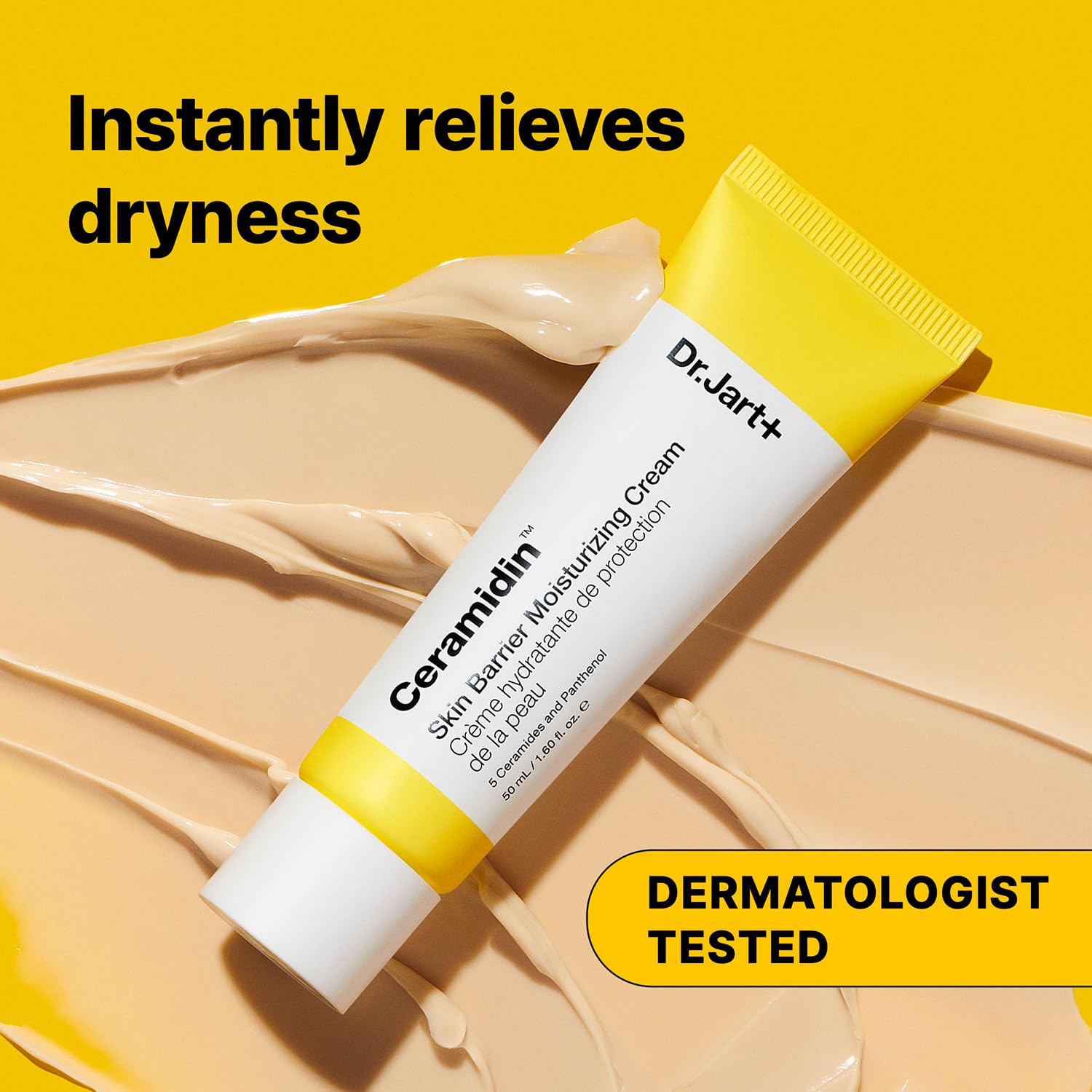 Dr.Jart+ Ceramidin: 5 ceramidas para fortalecer la barrera y mayor hidratación.