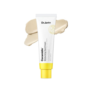 Dr.Jart+ Ceramidin Crema de Manos, empaque práctico para uso diario y cuidado básico.