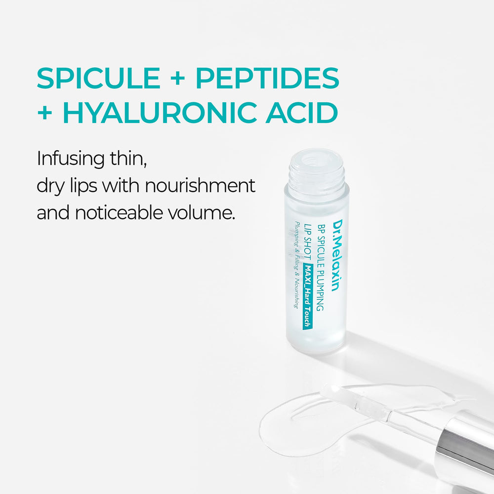 Dr.Melaxin BP Spicule Lip Shot, aplicador en primer plano facilita la aplicación.