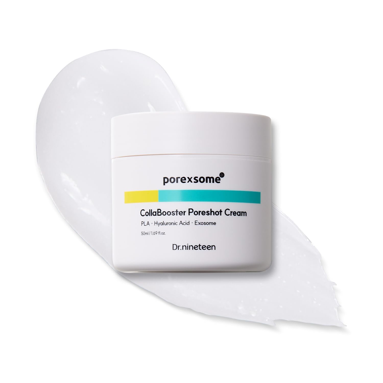 Dr.nineteen CollaBooster Poreshot crema, botella elegante para apretar poros