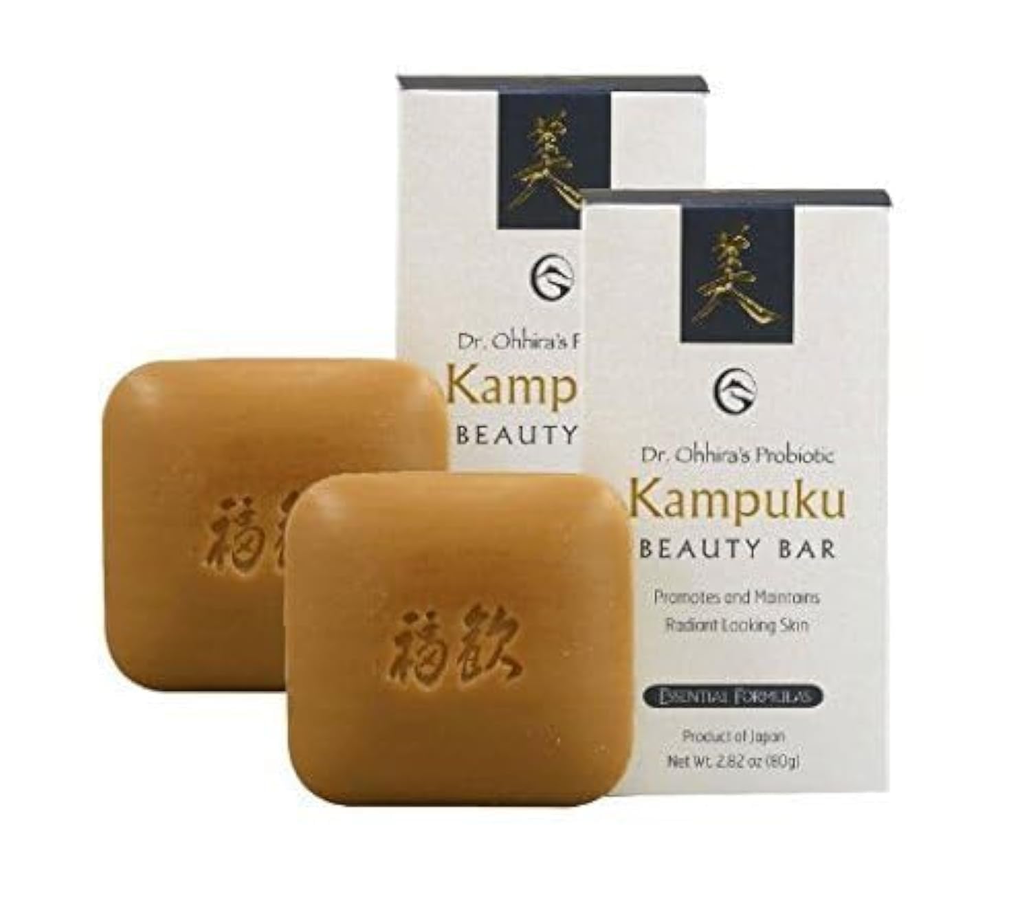 DR. OHHIRA'S Kampuku Barra Belleza: uso diario suave para piel limpia.