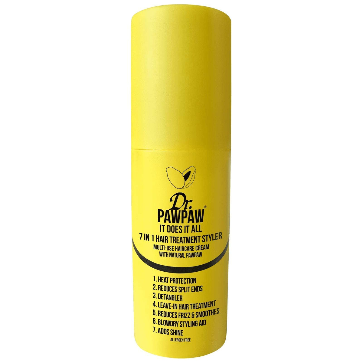 Dr. PawPaw 7 en 1 - spray protector térmico para cabello, ideal para peinados con calor