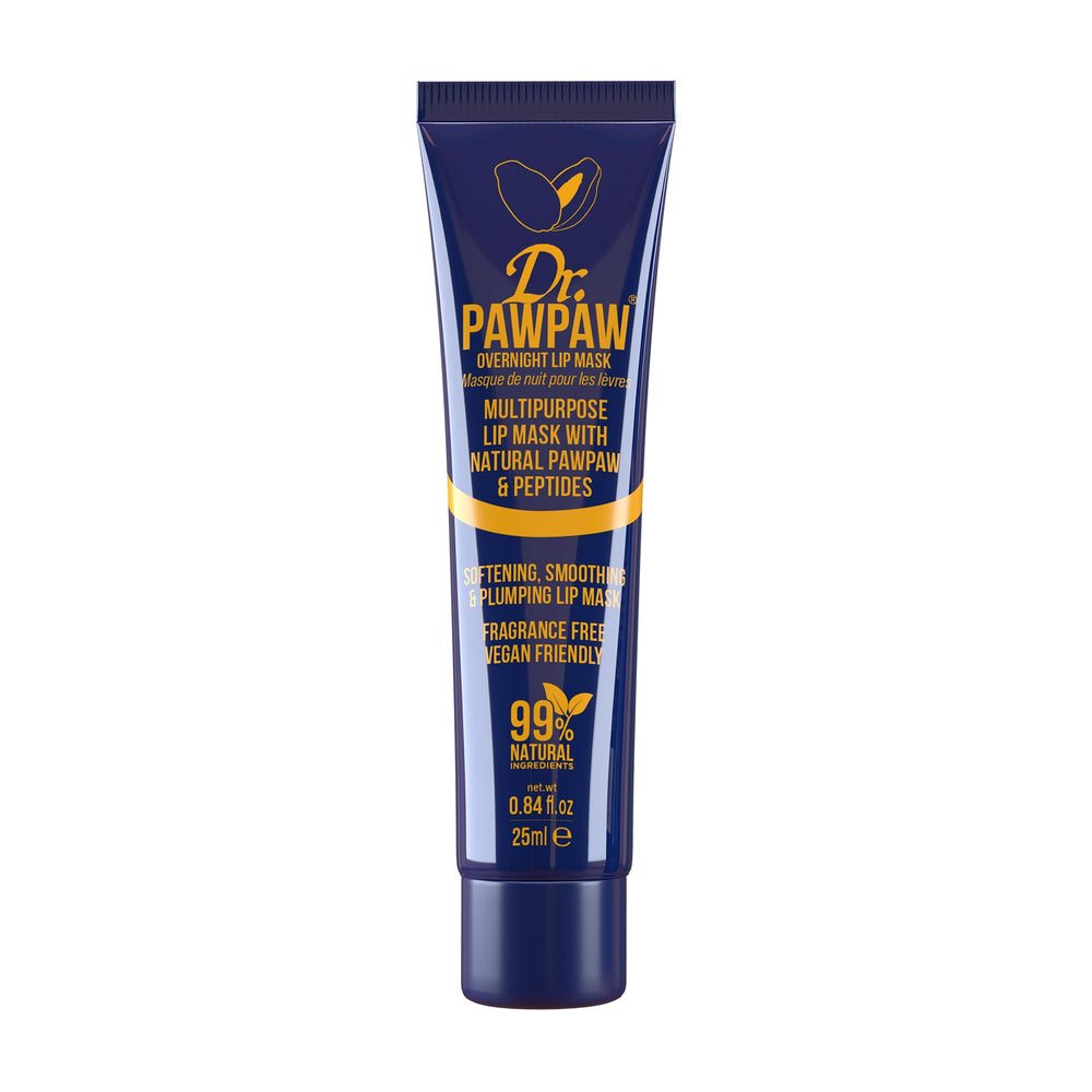 Dr. PAWPAW ORIGINAL BALM mascarilla nocturna para labios, hidratación suave mientras duermes.