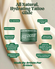 Dr Pickles Original Formula con aceites naturales cuida la piel durante el tattoo
