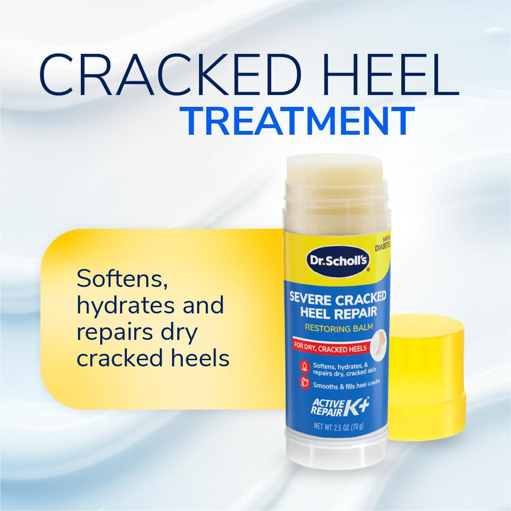 Dr. Scholl's Balsamo con urea 25% para pies secos y agrietados.