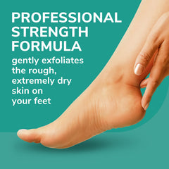Dr. Scholl's Lotion Pies Ultra Exfoliante, efecto no graso, absorción rápida.