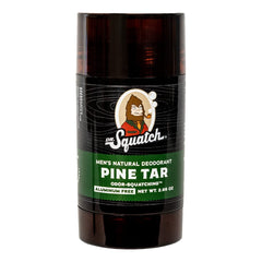 Dr. Squatch desodorante natural para hombres en embalaje, protección duradera y aroma natural