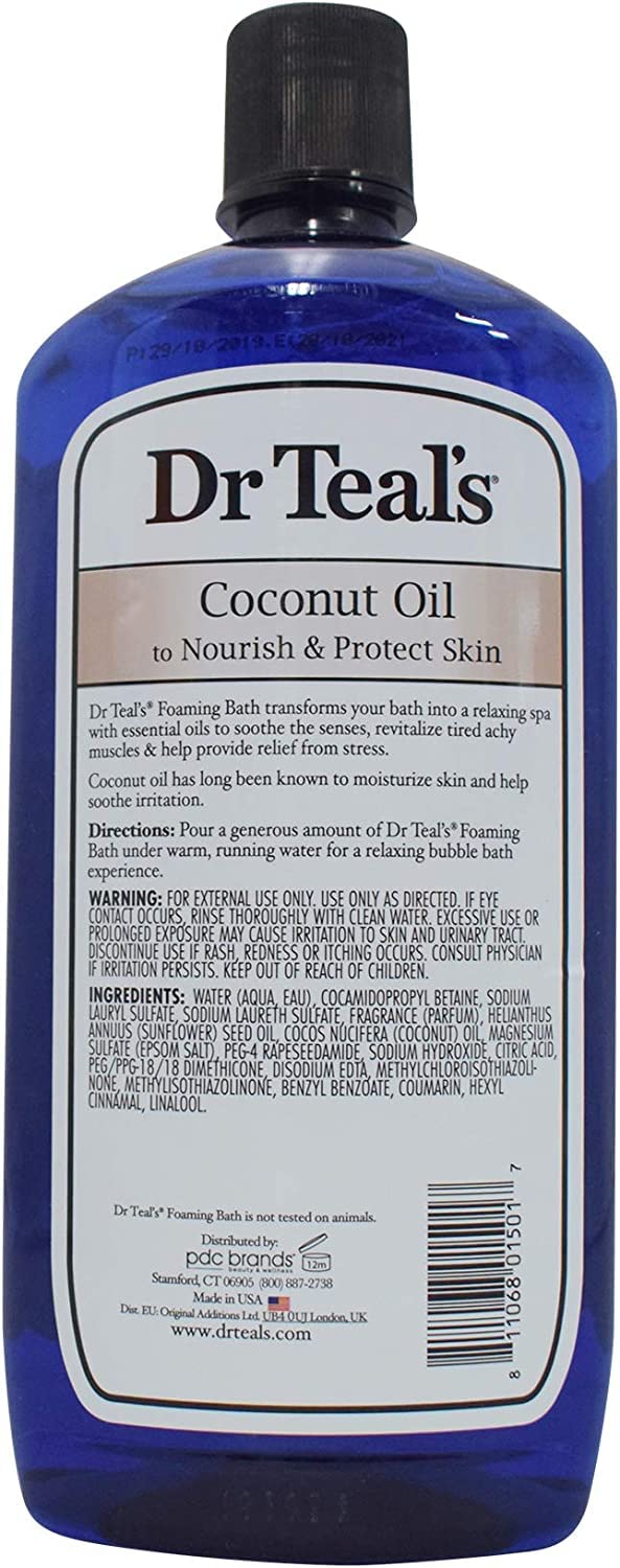 Dr Teal's botellas de 34 oz coco para spa en casa