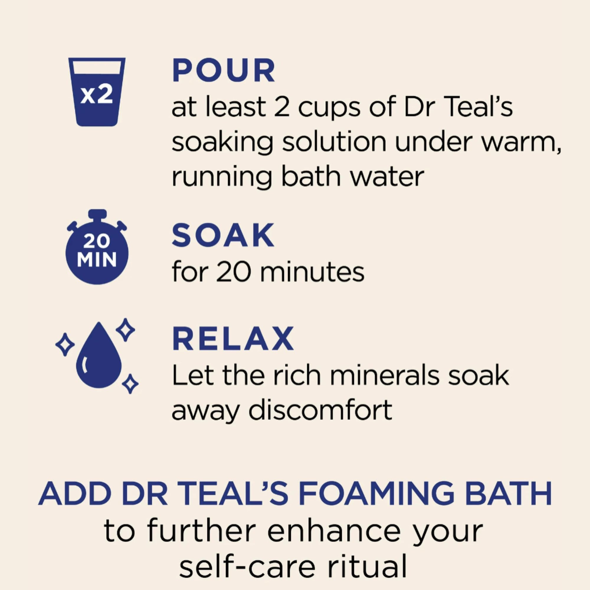 Notas cítricas y cedro en el aroma de Dr Teal's Cozy Vanilla Season