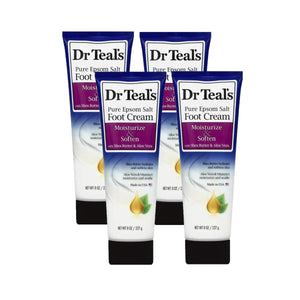 Dr Teal's crema para pies con sales de Epsom, hidratación suave para el día.