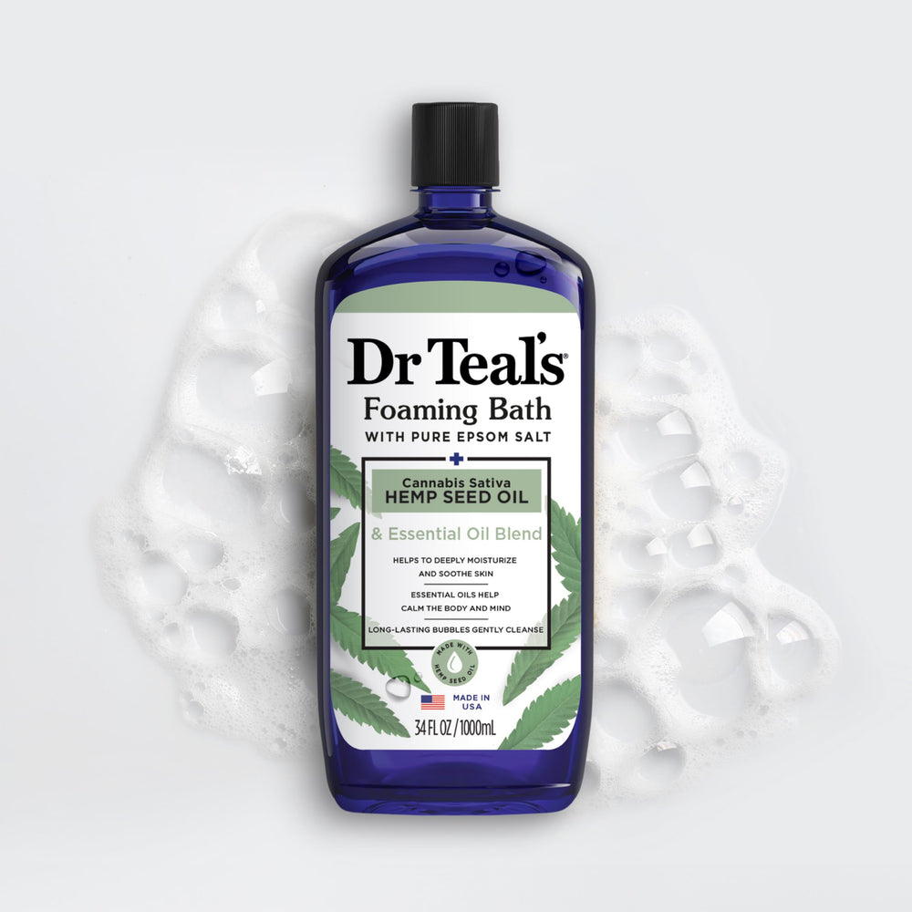 Dr Teal's Etiqueta libre de parabenos y crueldad.