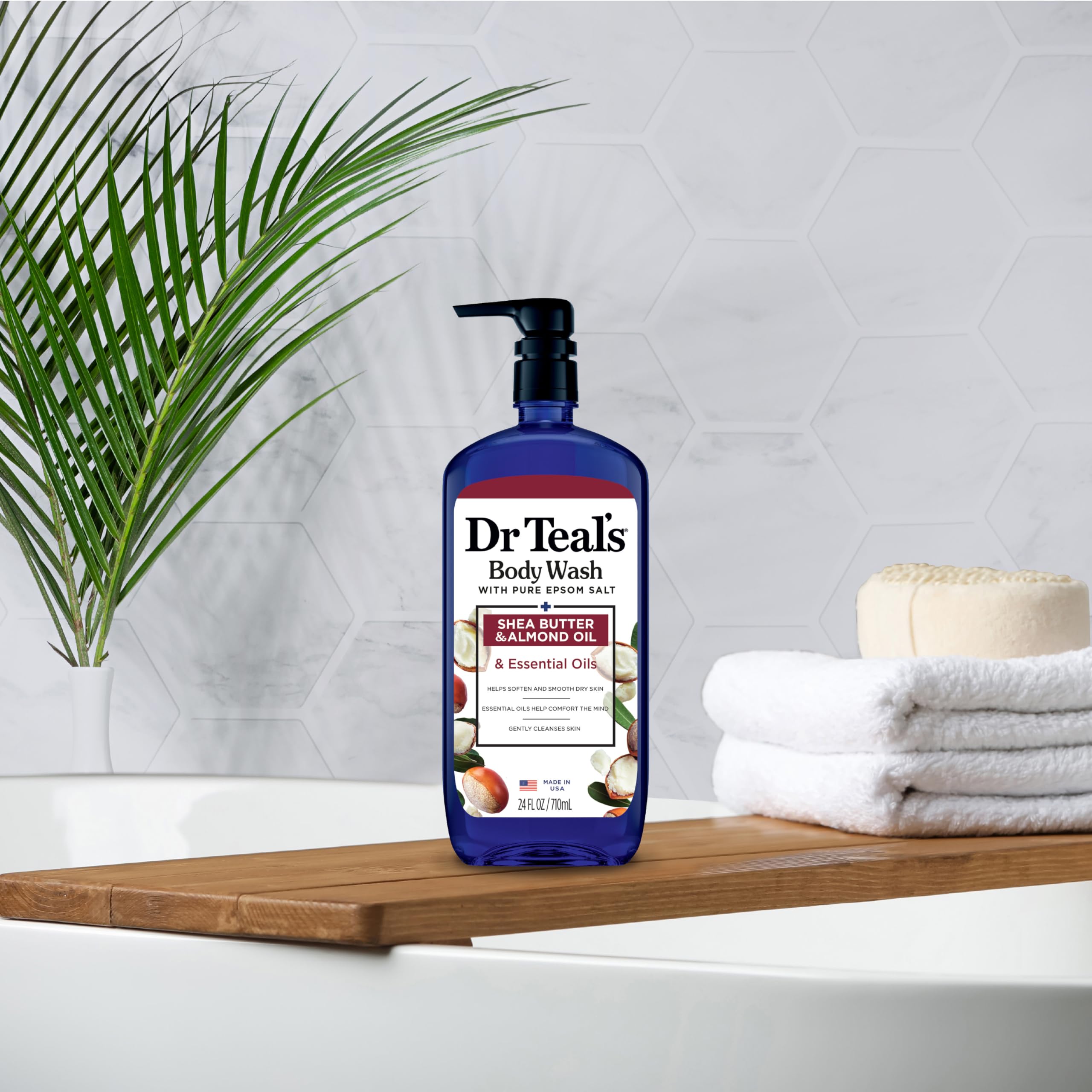 Dr Teal's Exfoliación con Sal: enfoque exfoliacion-con-sal, exfolia ligeramente la piel.