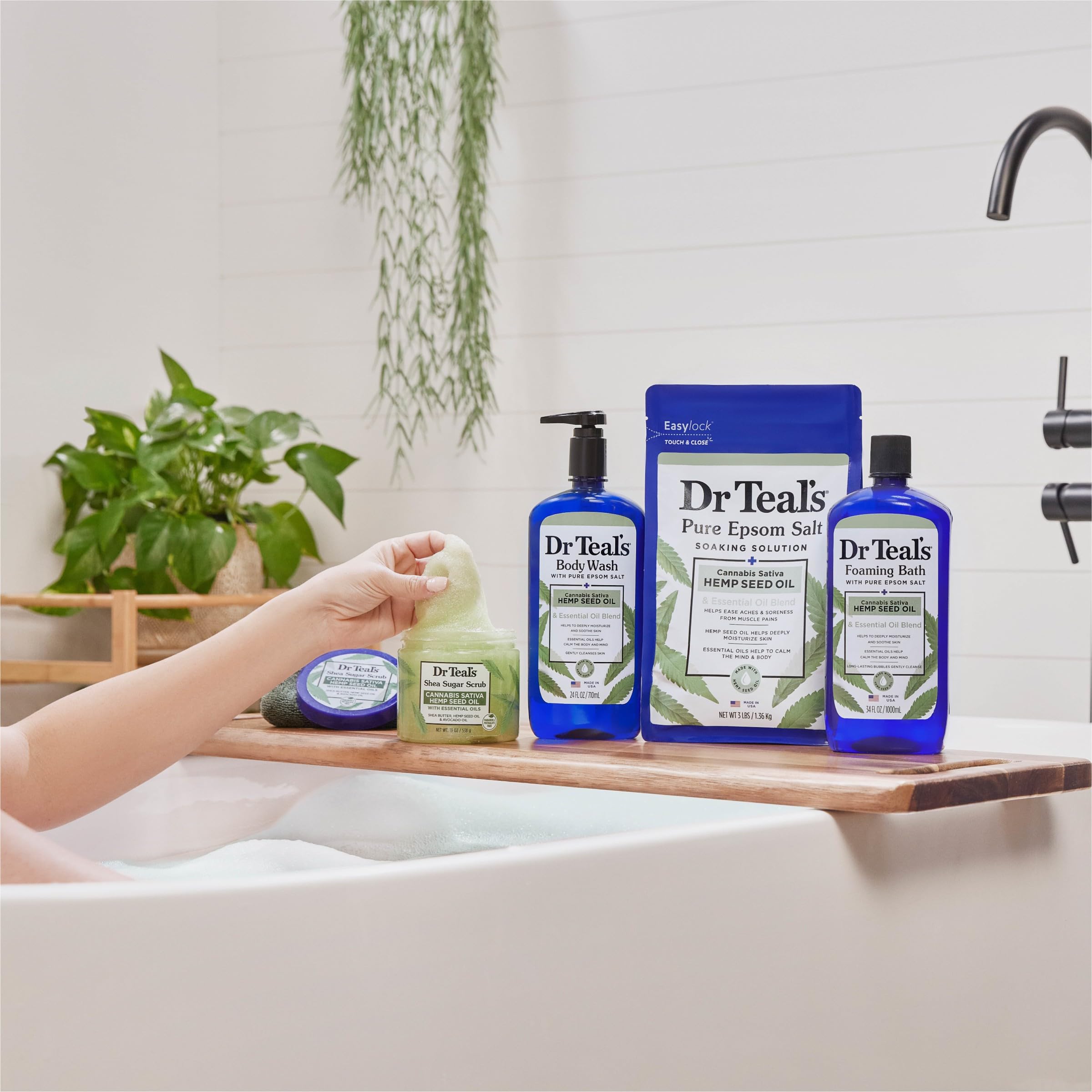 Dr Teal's gel de baño para calmar cuerpo y mente.