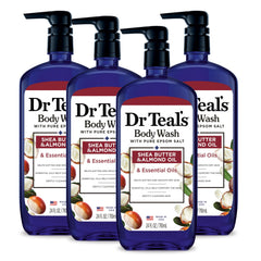 Dr Teal's Gel de Ducha con Sal Epsom: enfoque gel-ducha-sal-epsom, relaja músculos de forma suave.