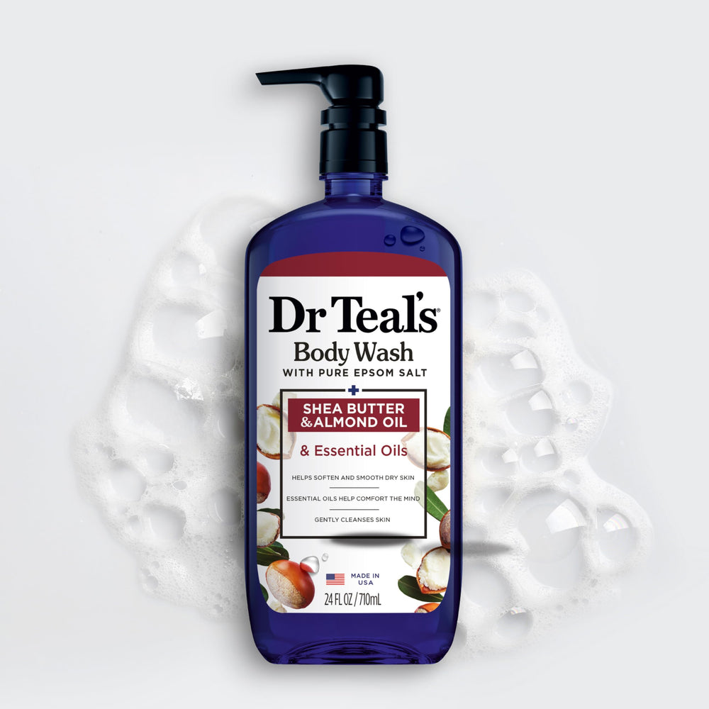 Dr Teal's Paquete de 4: enfoque envase-pack-4, ideal para uso familiar.