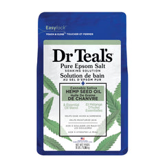 Dr Teal's Pure Epsom Salt en baño relajante alivia la tensión muscular