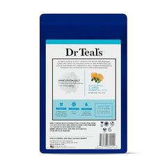 Dr Teal's Sal de Epsom Pura deja la piel revitalizada tras el baño.