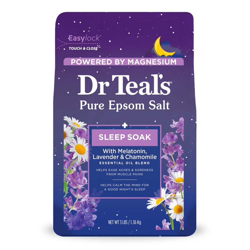 Dr Teal's sal epsom puro para baño con relajación muscular