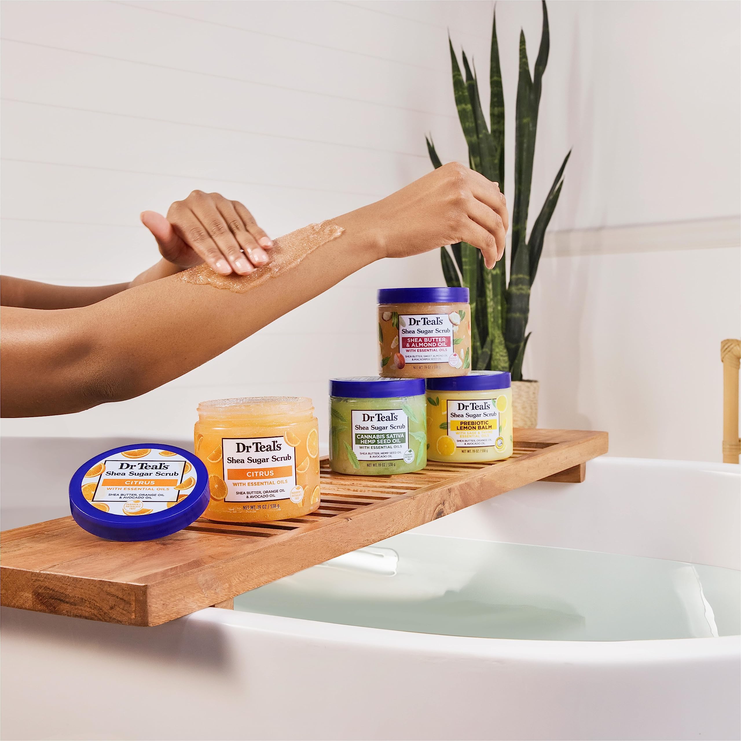 Dr Teal's aceites esenciales brindan aroma relajante