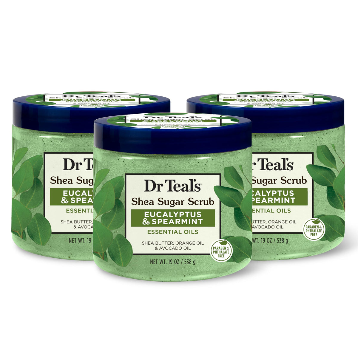 Dr Teal's Shea Sugar Scrub exfoliacion-ducha, exfoliacion suave e hidratacion de la piel