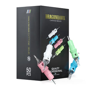 Dragonhawk 50P Cartuchos: visibilidad de tinta para trazos precisos durante la sesión.