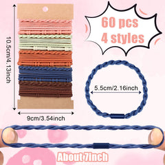 Elásticas Draupnir para cabello Boho, 4 estilos, suaves y seguras para todo tipo de pelo.