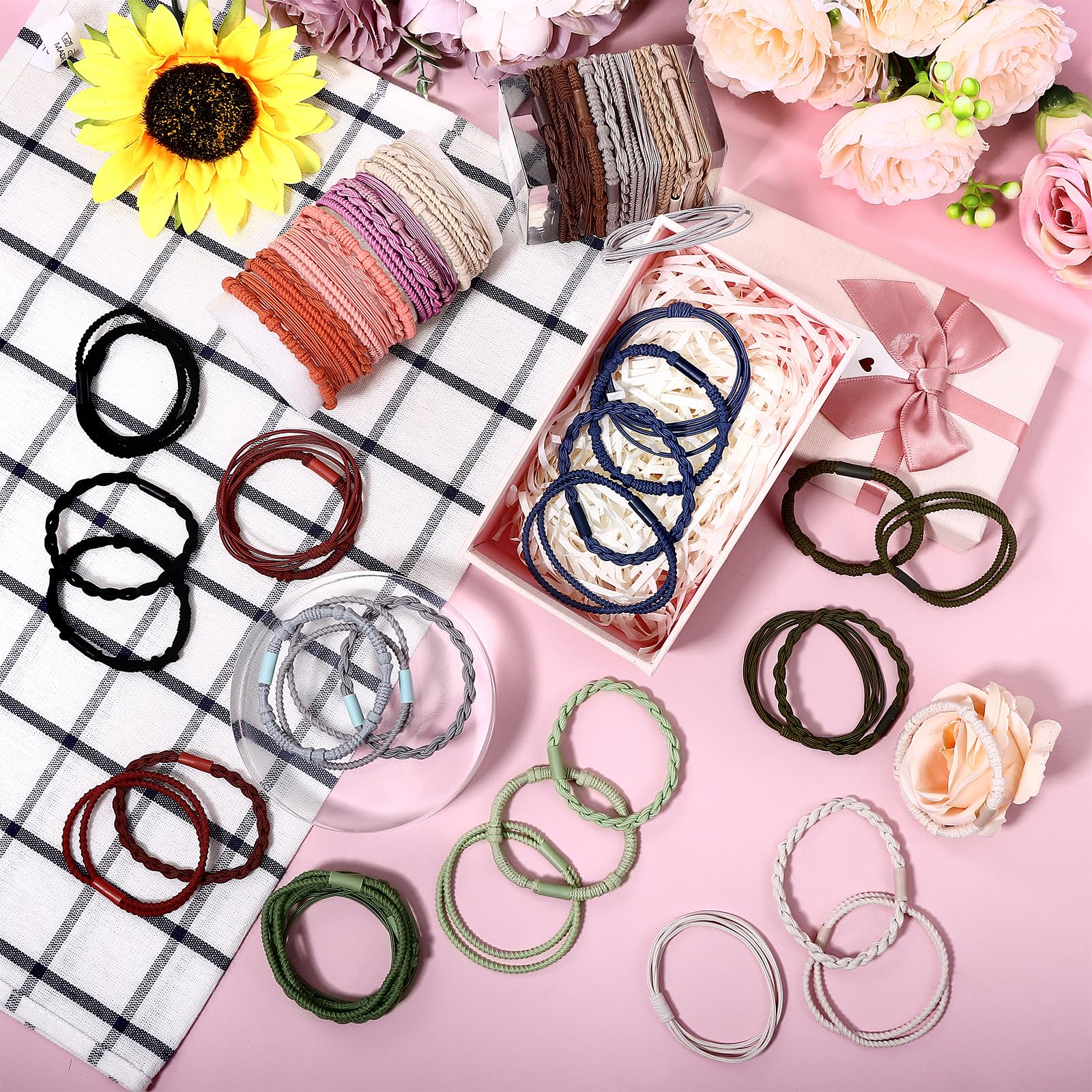 Set Boho Draupnir para cabello, 60 piezas, ideal para crear looks diarios.