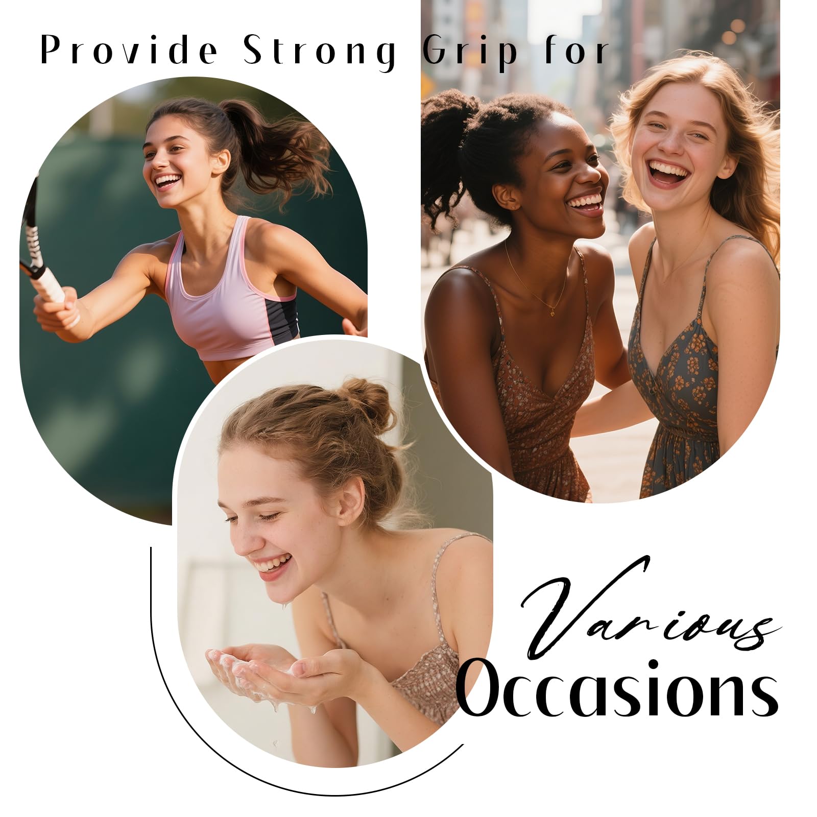 Dreamlover cinta para pelo neutra de mujer, duraderas y elásticas para peinados flexibles.