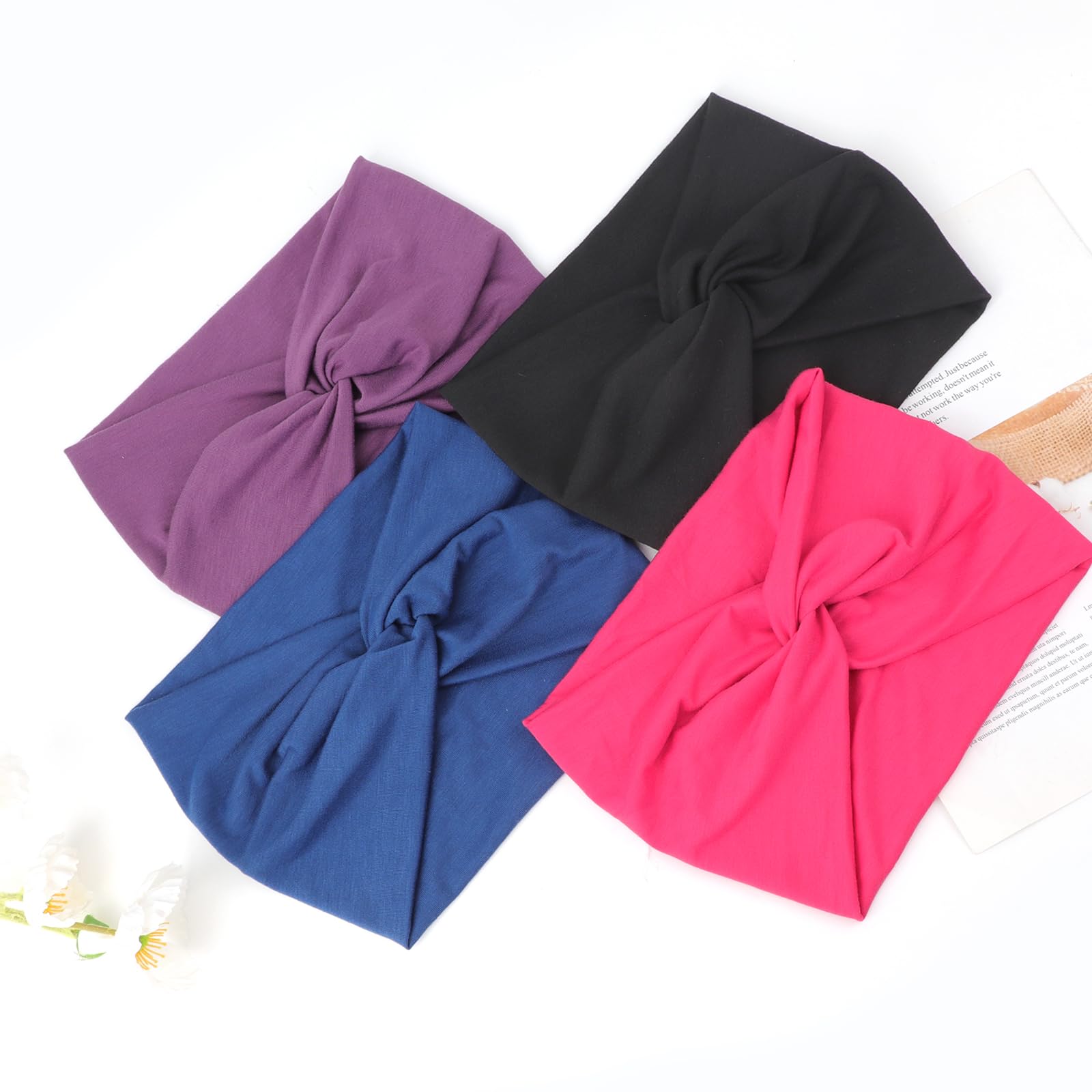 DRESHOW turbán headbands elasticidad estable que mantiene la forma