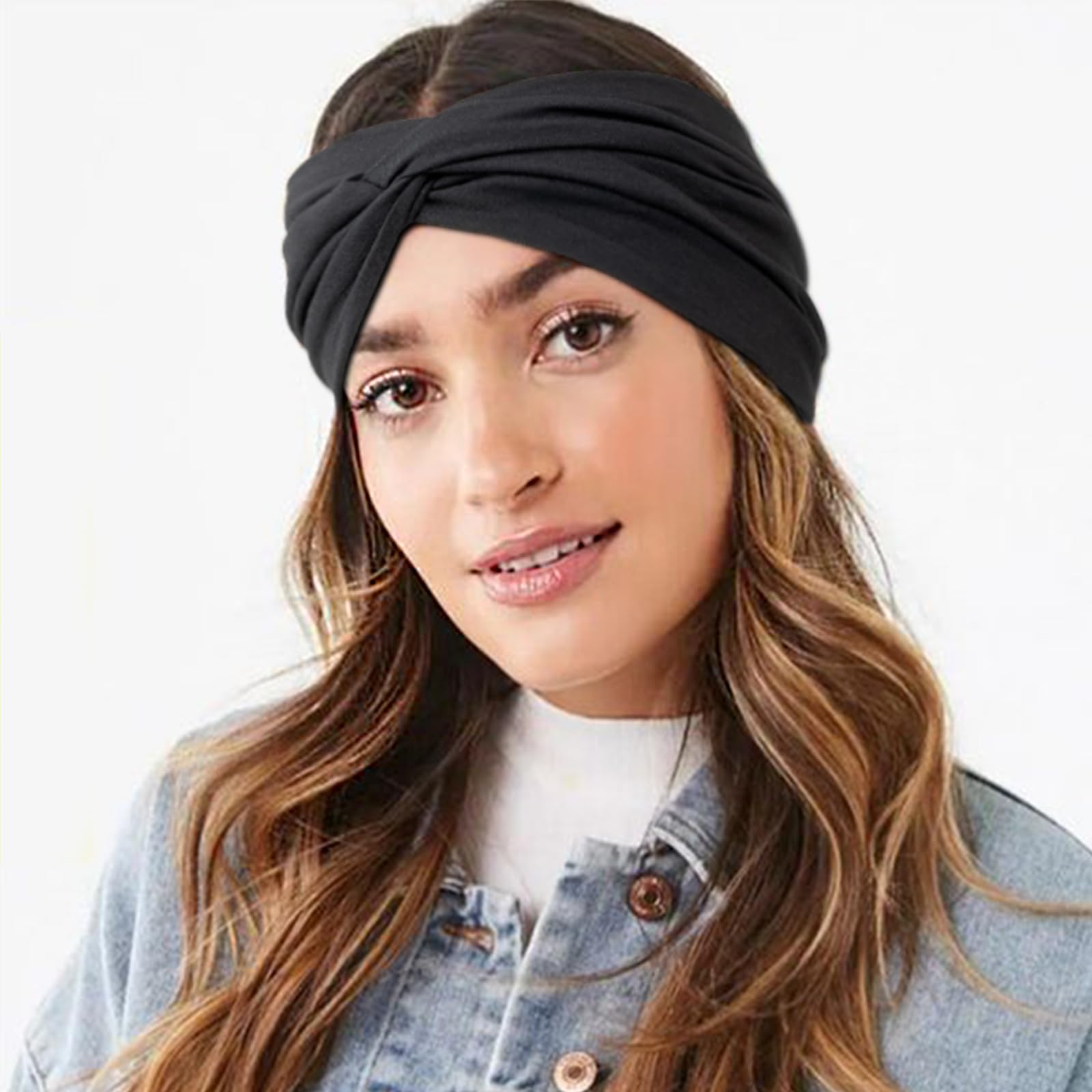 DRESHOW turbán headbands tacto suave y ajuste cómodo para todo el día