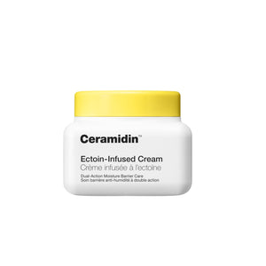Dr.Jart+ Ceramidin Ectoin, bote frontal, hidratación profunda para piel seca.