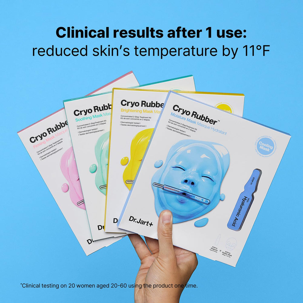 Dr.Jart+ Cryo Rubber Textura Sedosa: experiencia suave y agradable.