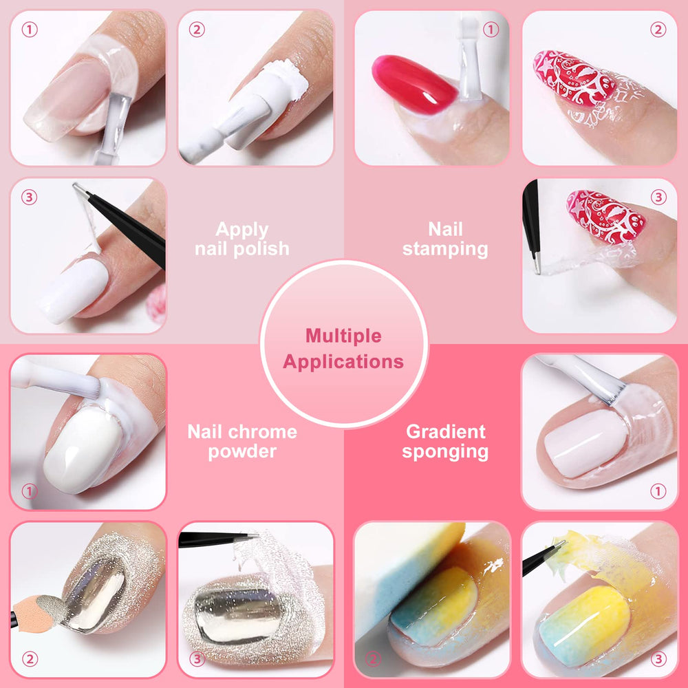 DRMODE latex seco rápido que facilita la limpieza de esmalte.