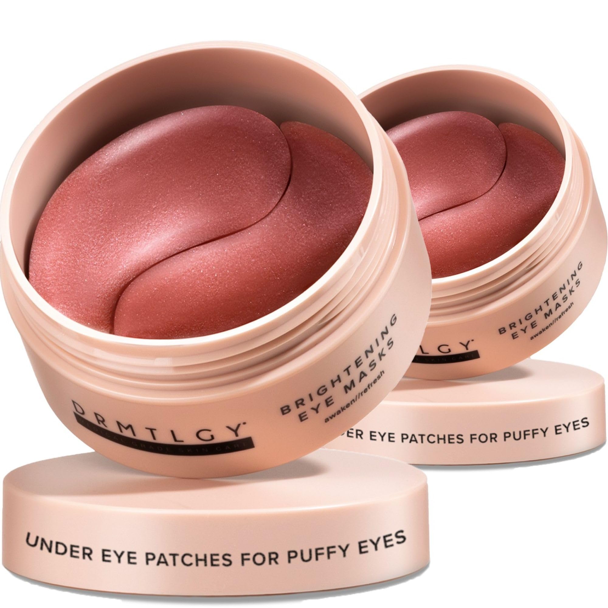 DRMTLGY parches oculares hidrogel biodegradables, 2-pack, para revitalizar la mirada.