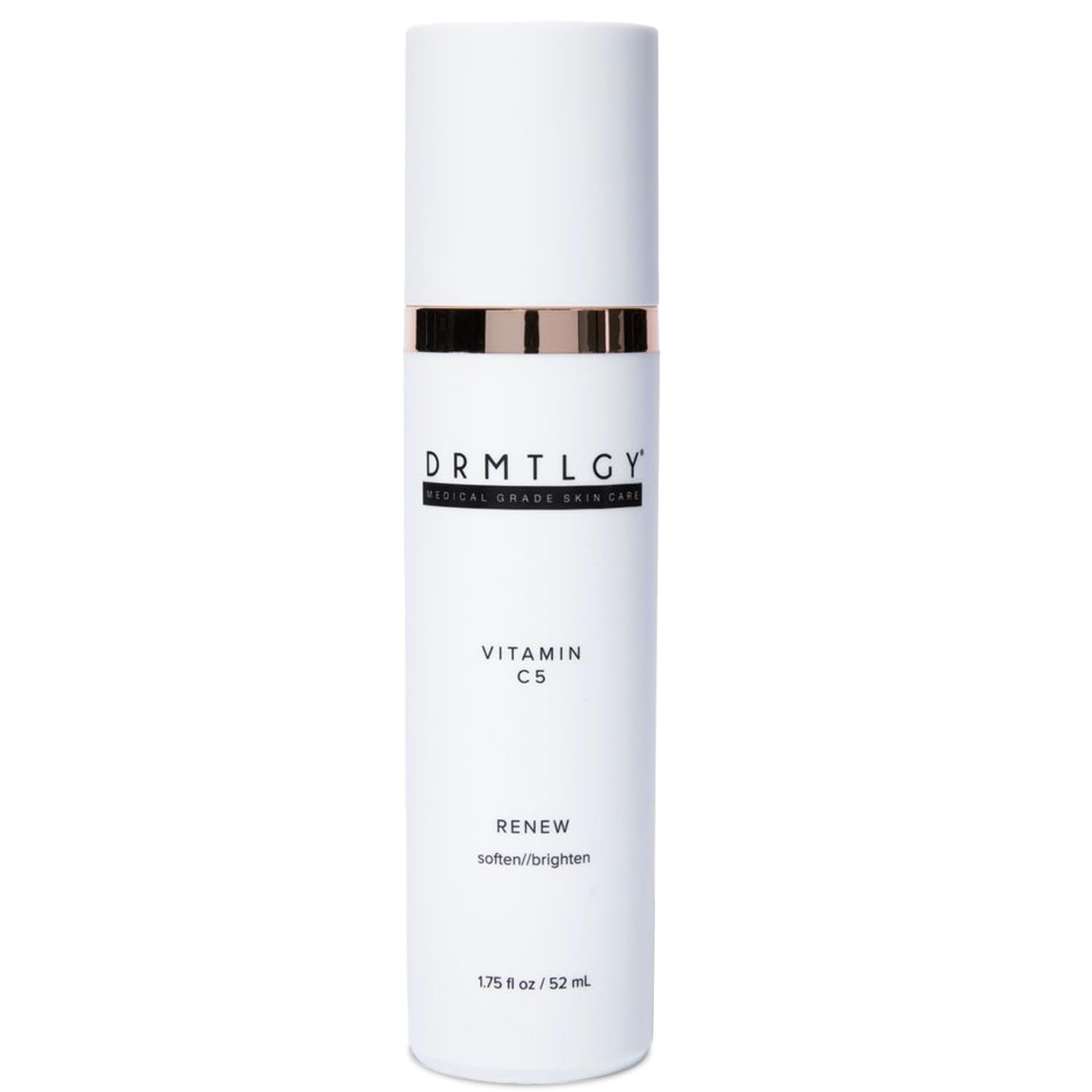 DRMTLGY Vitamina C crema facial, botella: hidratación suave para la piel.