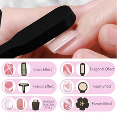 Dr.nail ojo de gato Corazón: corazones magnéticos para un estilo romántico.